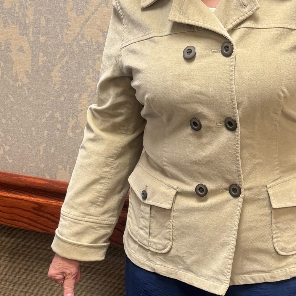 Talbots Double Breasted Jacket. Size 12 - image 2